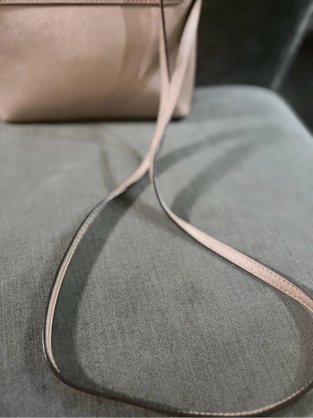Kate Spade Newbury Lane Crossbody Metallic Pink Saffiano Leather Turn Lock